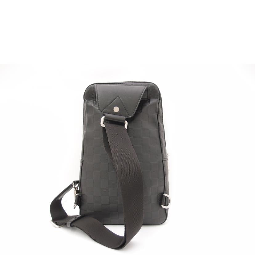 LOUIS VUITTON ルイ・ヴィトン ボディバッグ レザー 黒