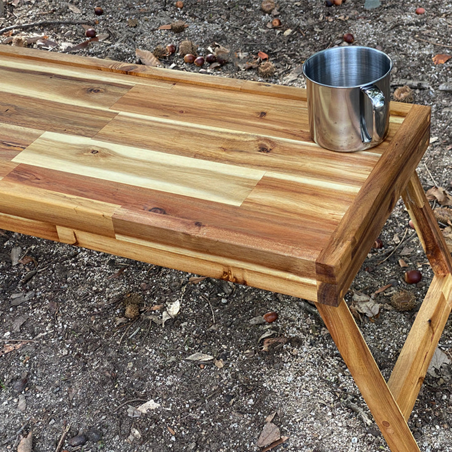 折りたたみ コンパクトテーブル アウトドア アカシア Craftop – Wooden