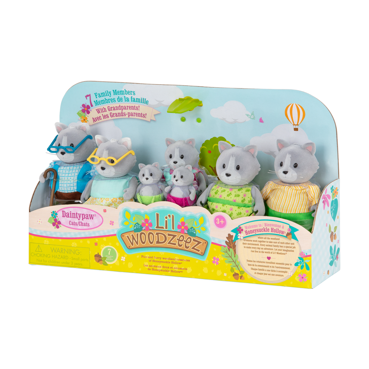 The Daintypaw Cats | Small Animal Figurines | Li'l Woodzeez