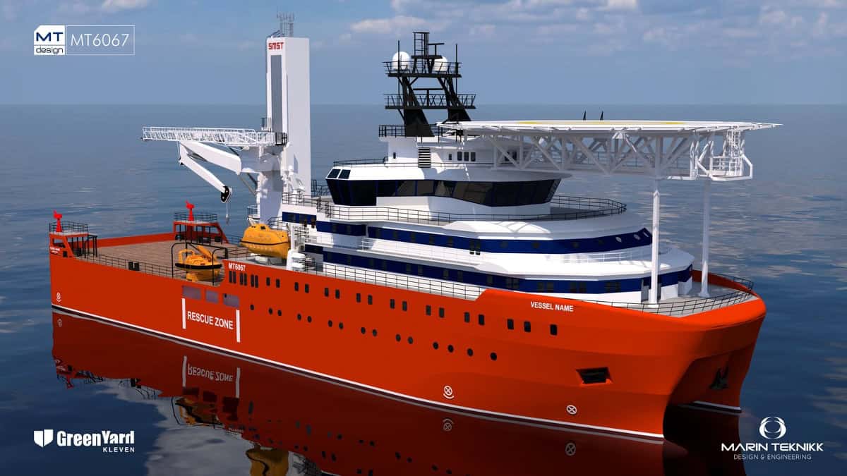 Green Yard Kleven to Build New Field Support Vessel - Workboat365.com