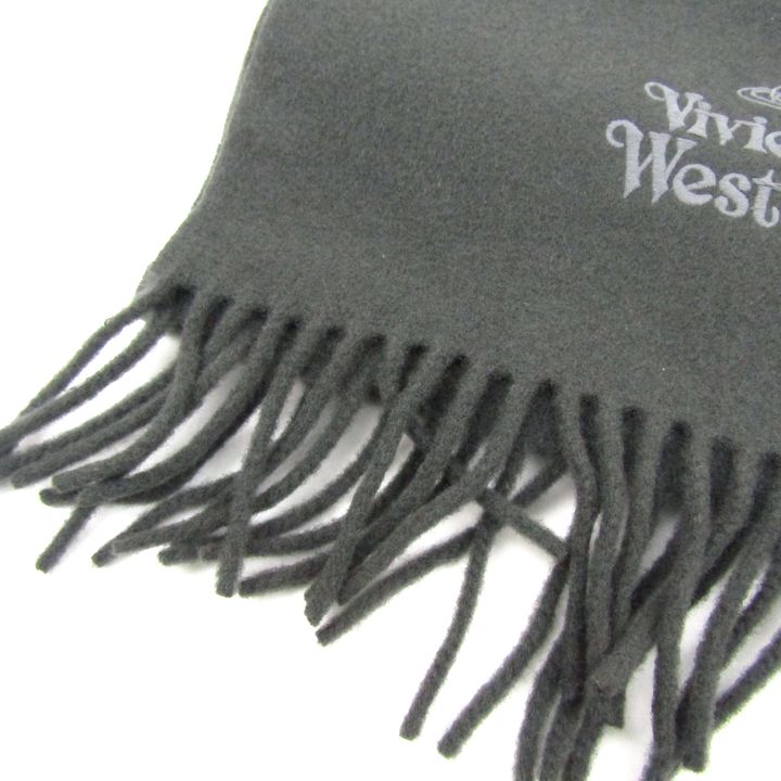 ヴィヴィアンウエストウッド マフラー オーブ ロゴ ウール イタリア製