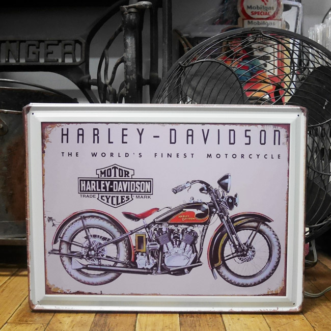ハーレーダビッドソン HARLEY DAVIDSON 壁掛け 木製装飾 ハーレー