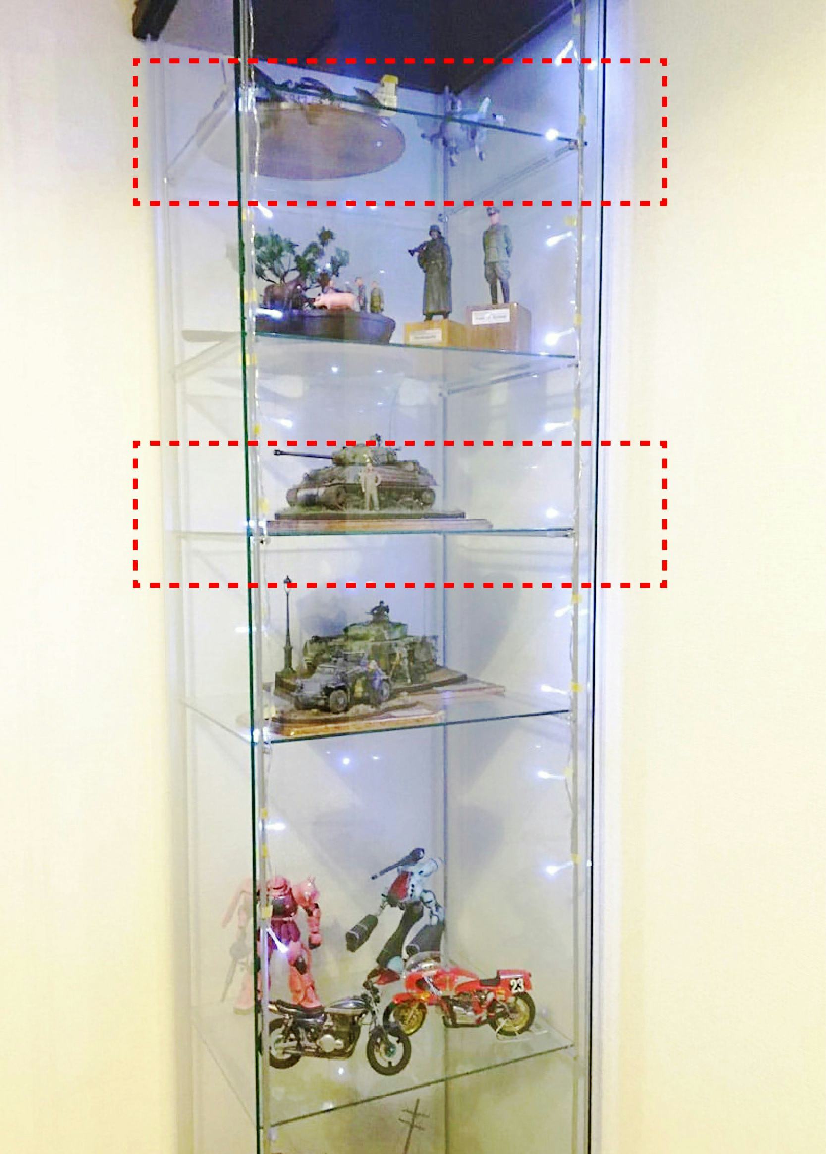 IKEAデトルフ】ガラス棚板を追加・増設したお客様事例