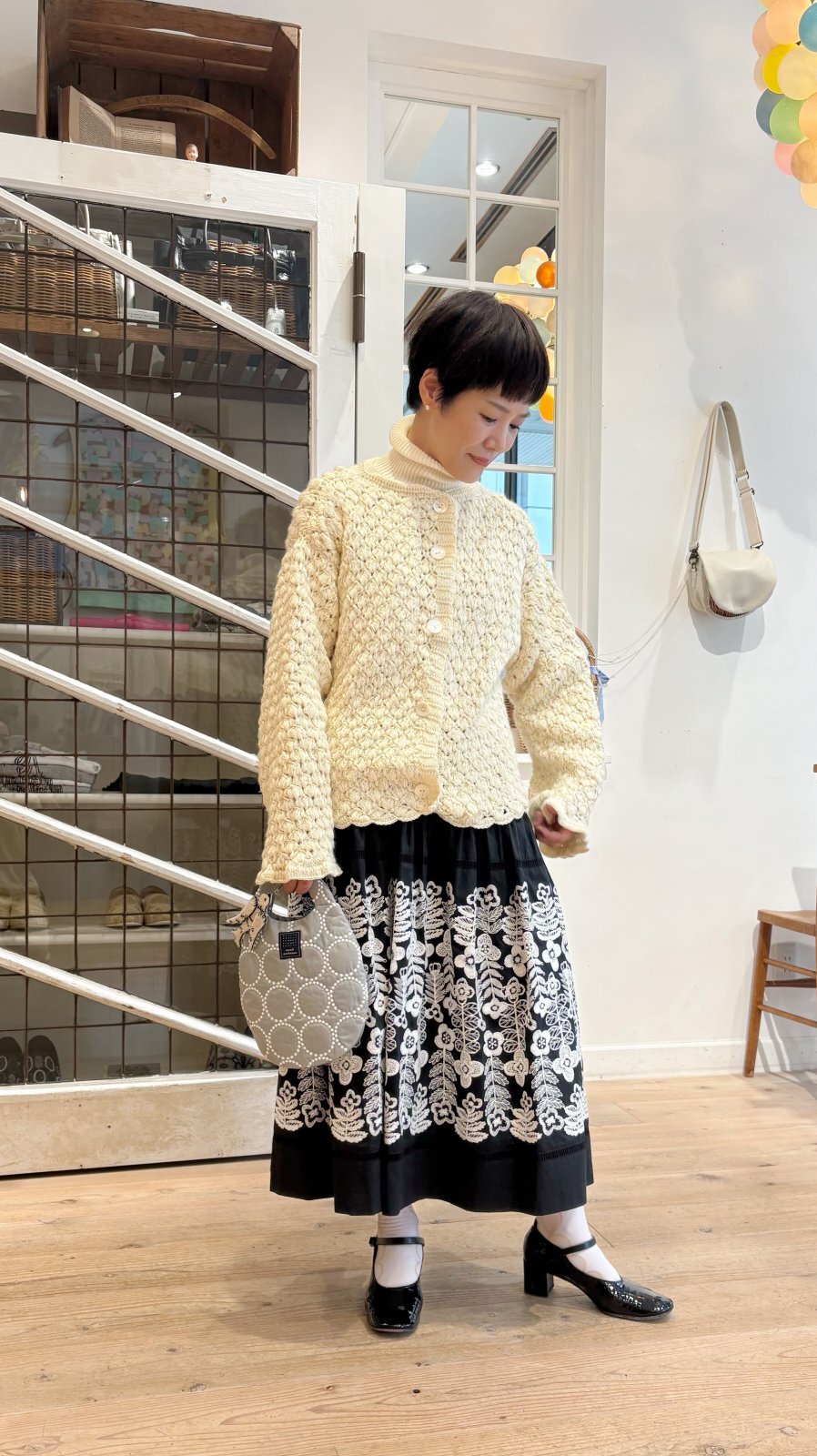 mina perhonen ミナぺルホネン swing garden スカート