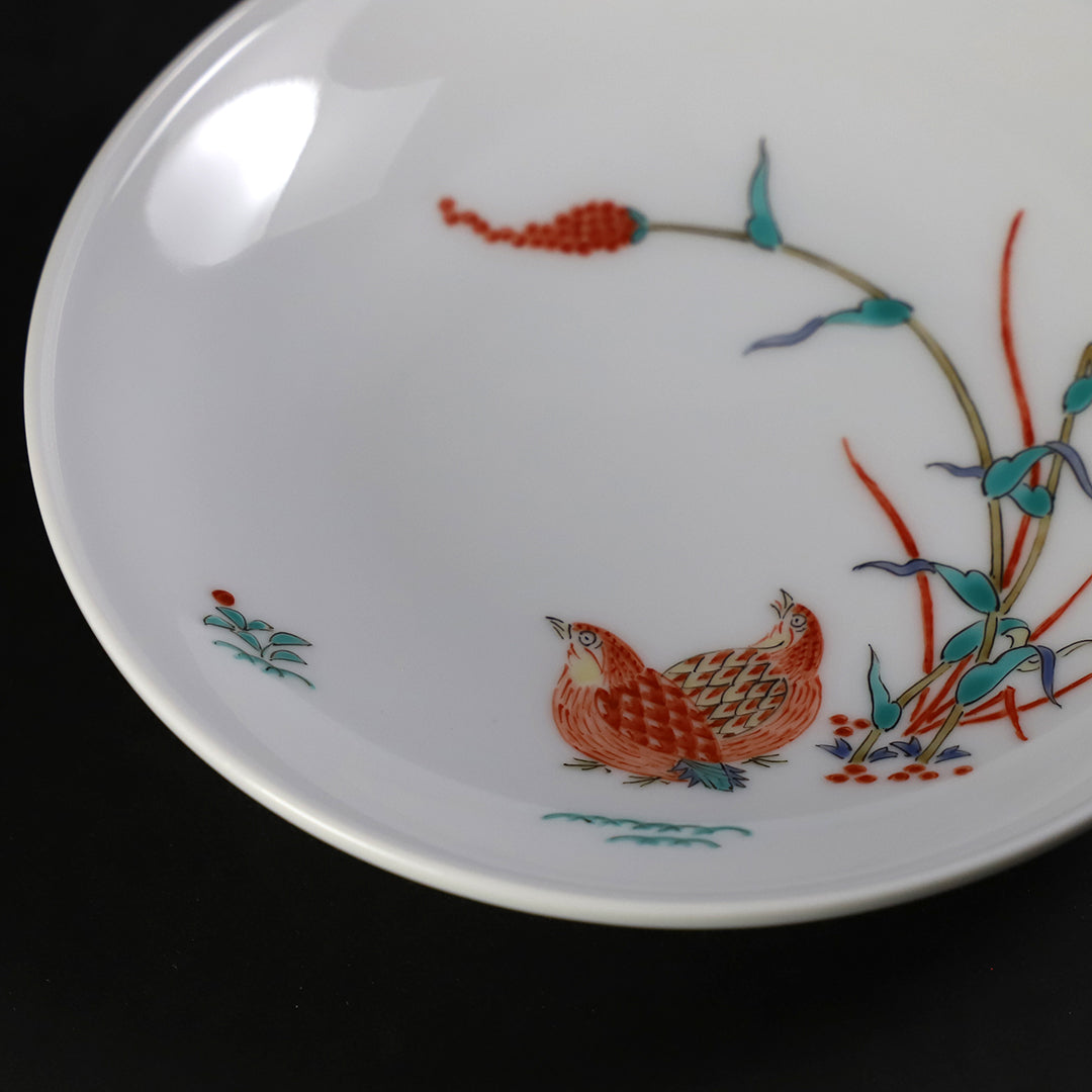 柿右衛門窯 錦粟鶉文額皿 – ギャラリー一番館オンラインショップ