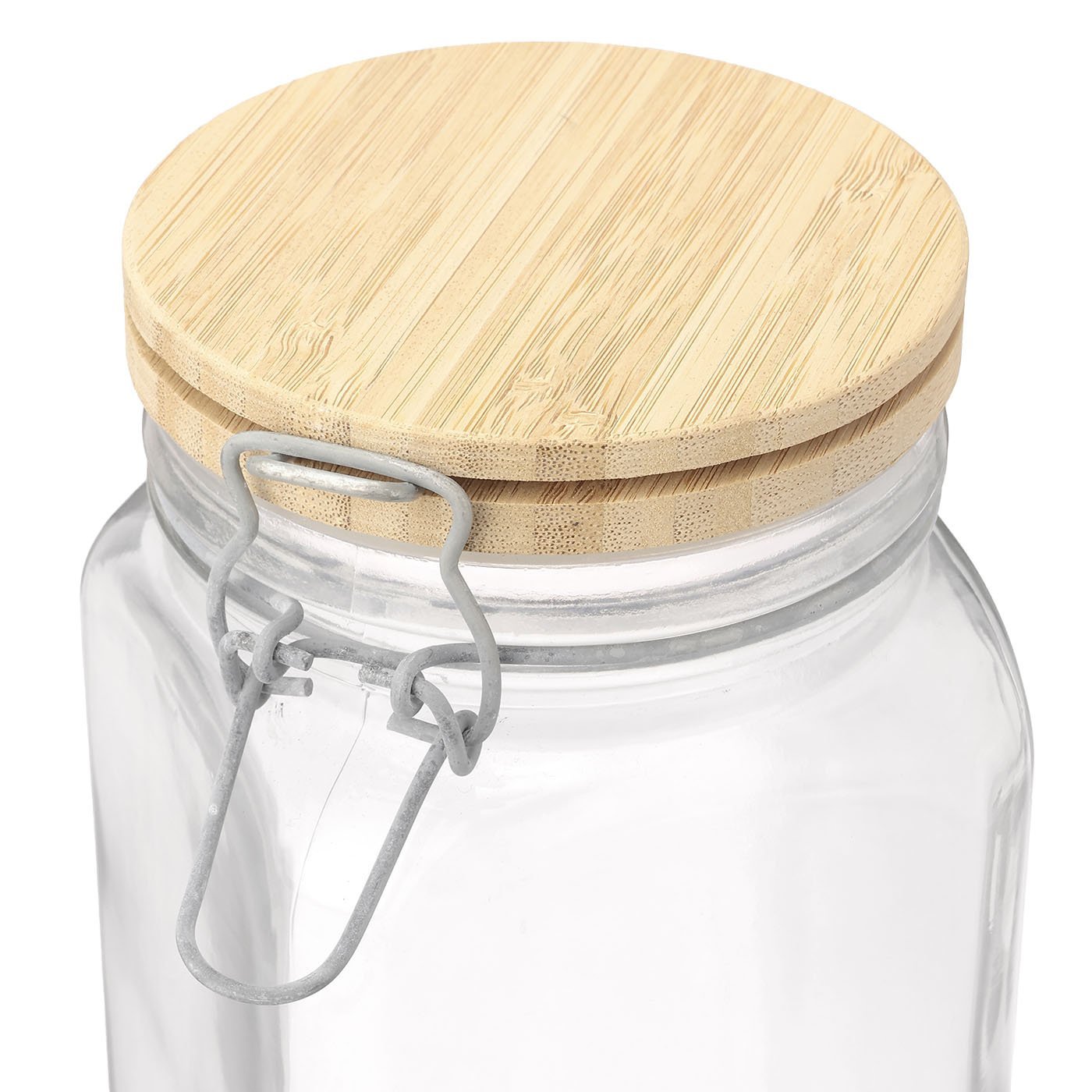 木蓋ガラスキャニスターM(容量:約1200ml) | TWO-ONE STYLEネット