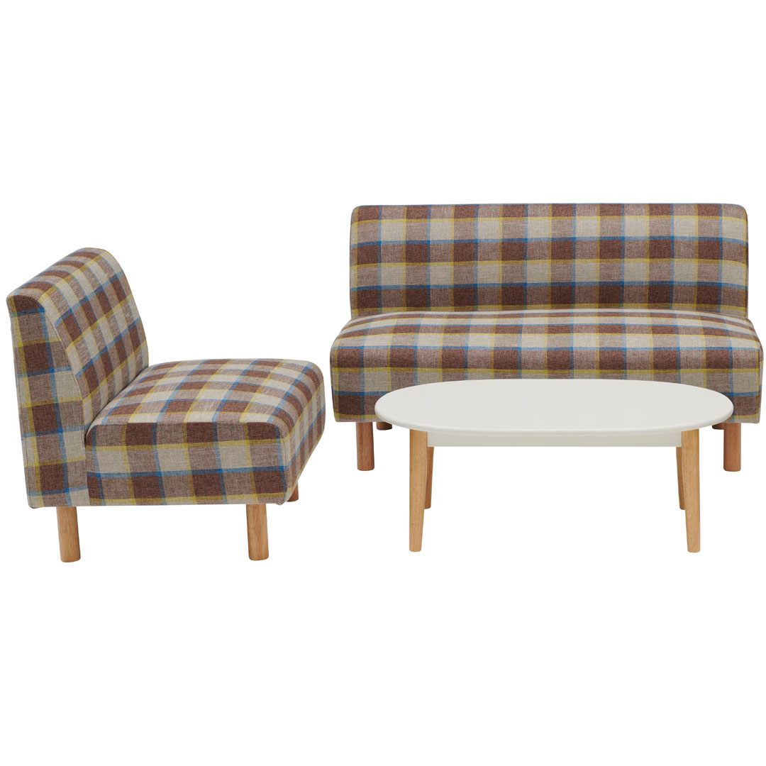 1Pソファ ライム#チェック | TWO-ONE STYLEネット