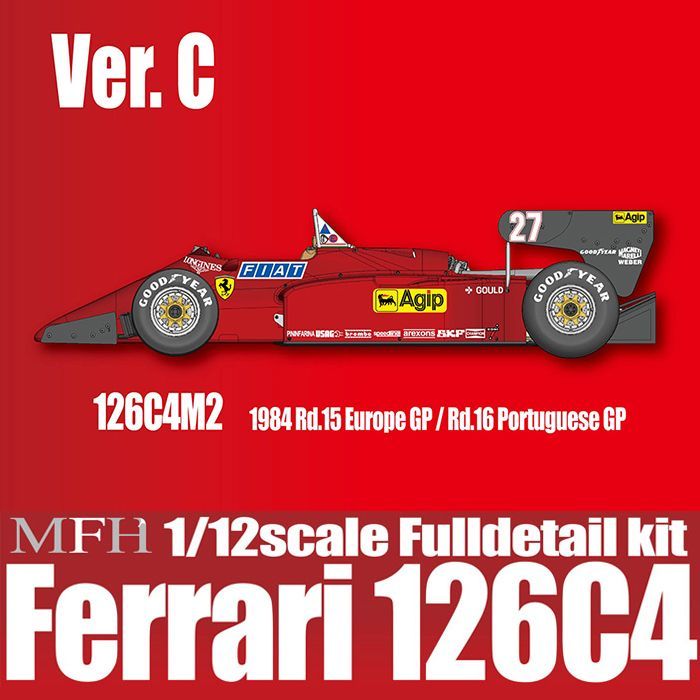 モデルファクトリーヒロ MFH 1/12 フェラーリ 126C4M2 Ver.C