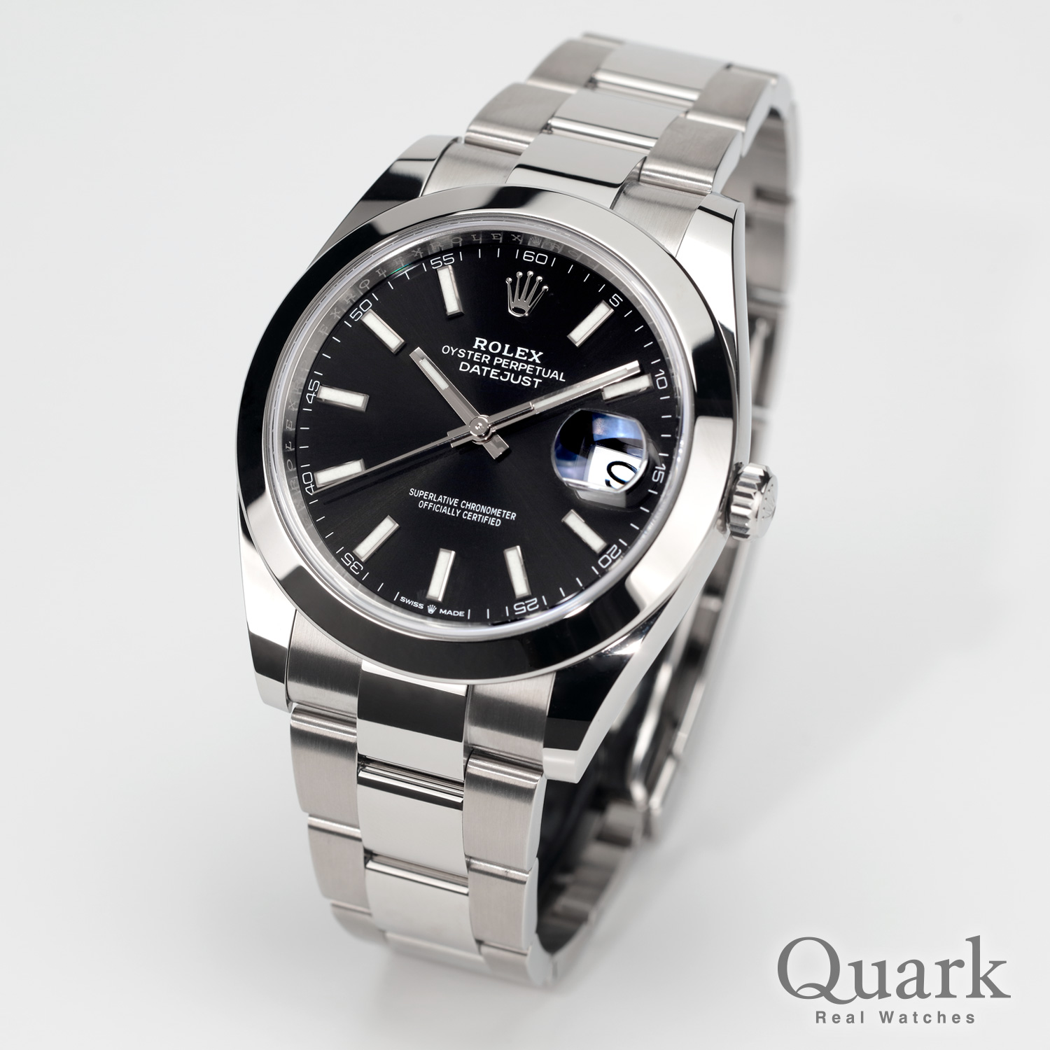 ロレックス デイトジャスト41 Ref.126300 ブライトブラック 新品