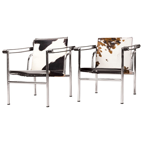 モダンデザイン ル・コルビジェ LC1 スリングチェア ポニースキン