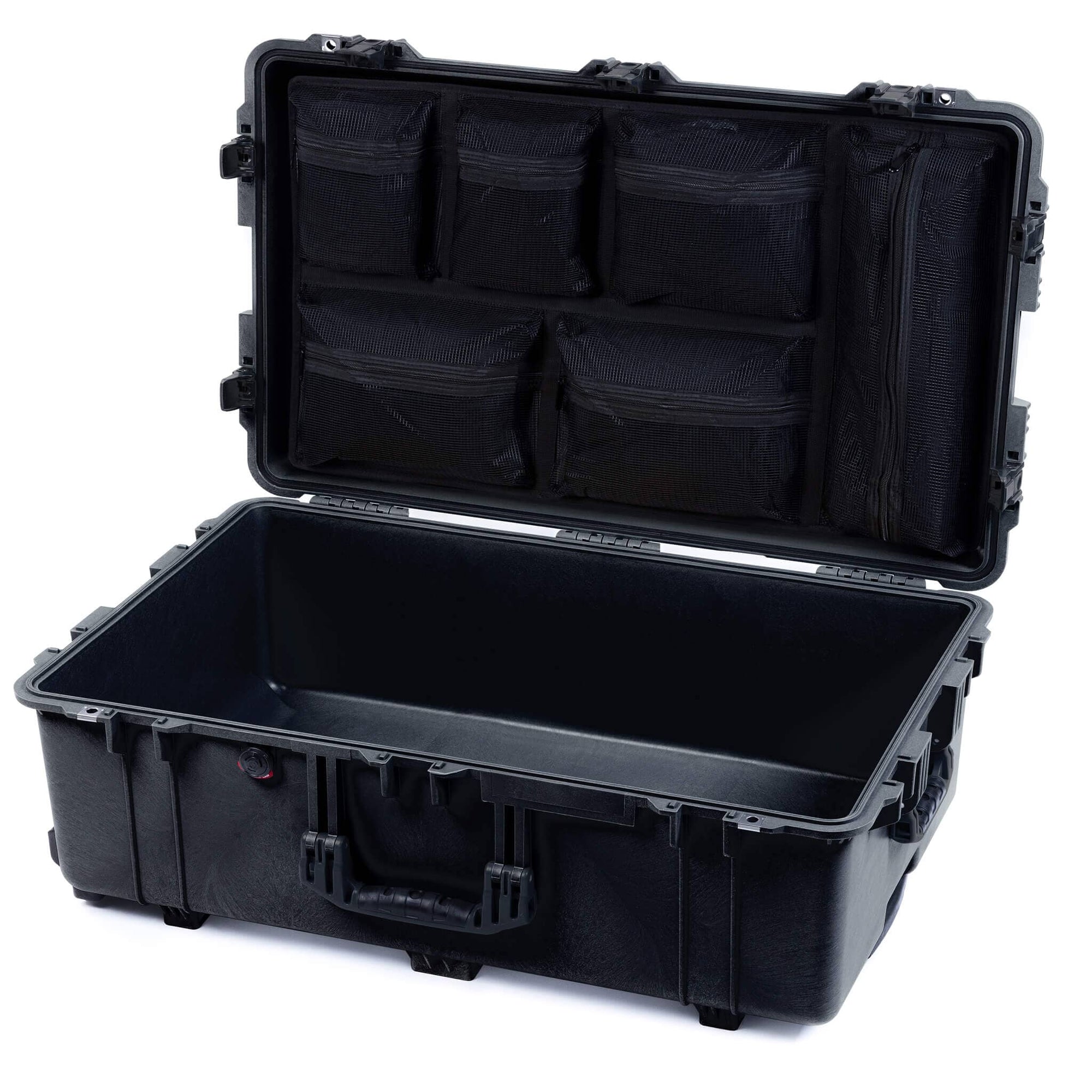 Black Pelican 1650 Protector Case - Push-Button Latches - ColorCase