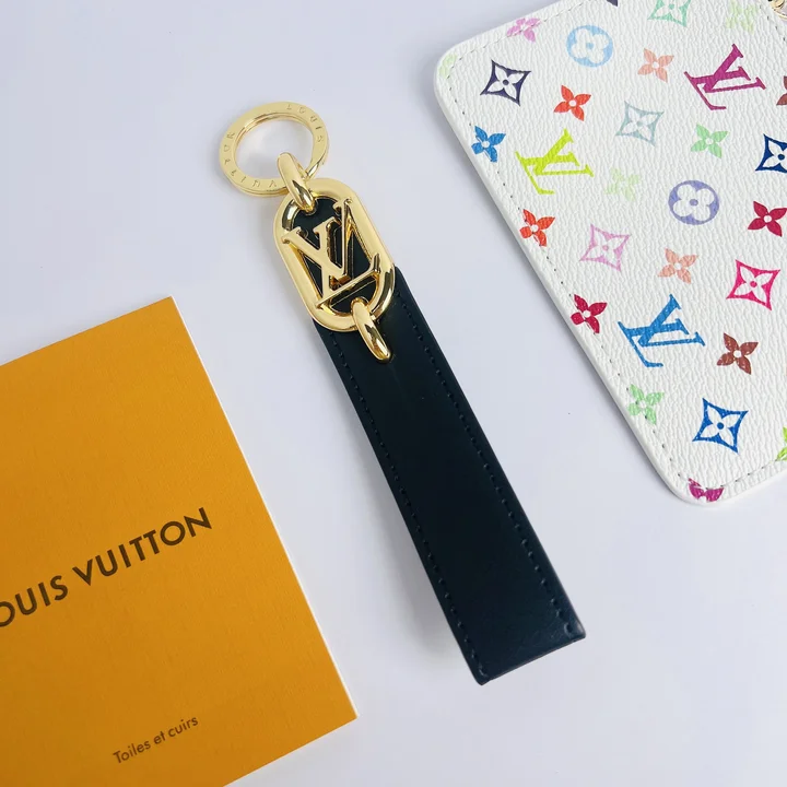ルイヴィトン キーホルダー レザー 革 LV キーリング メンズ