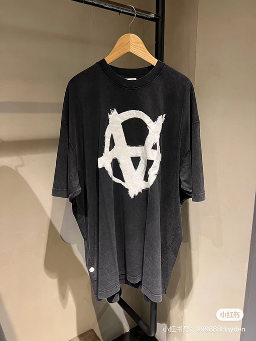 ヴェトモン 半袖Tシャツ スーパーコピー VETEMENTS 反転アナーキー