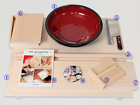 本格そば打ち9点セット そば打ち道具セット‐そば打ち道楽