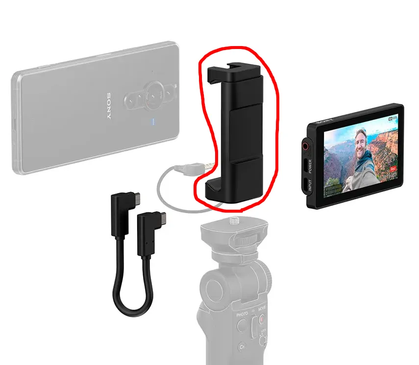 販売開始＞ソニー純正のスマホホルダー「Vlog Monitor（XQZ-IV01）付属