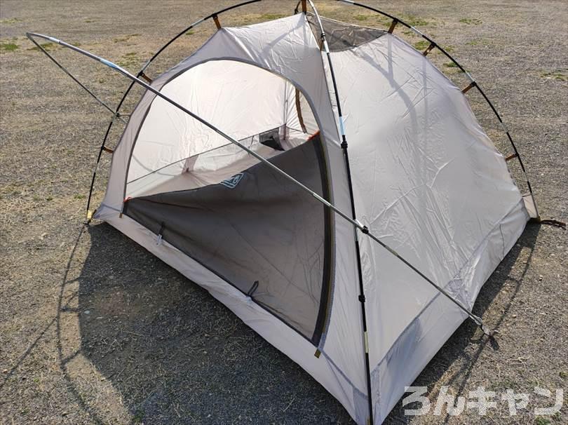 タープは？】ツーリングドームLXのレイアウト｜小川張りじゃなくても