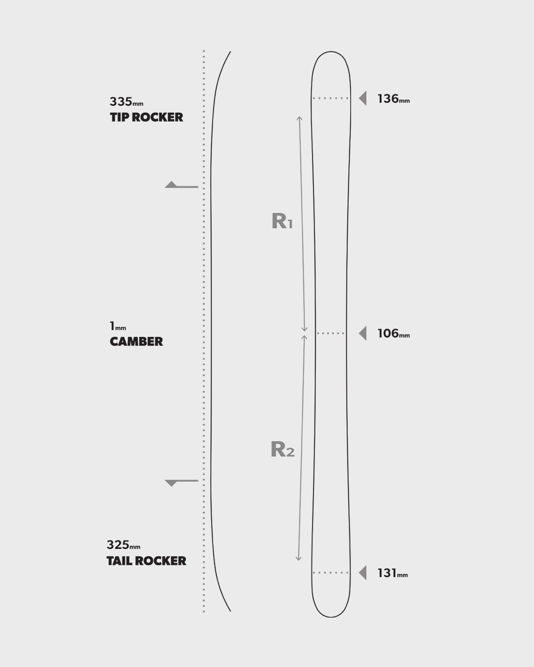 CANDIDE SKIS - AK 106