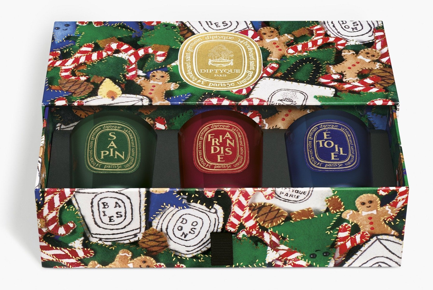 Diptyque - Holiday Set of 3 Small Candles 2024 | Candle Delirium