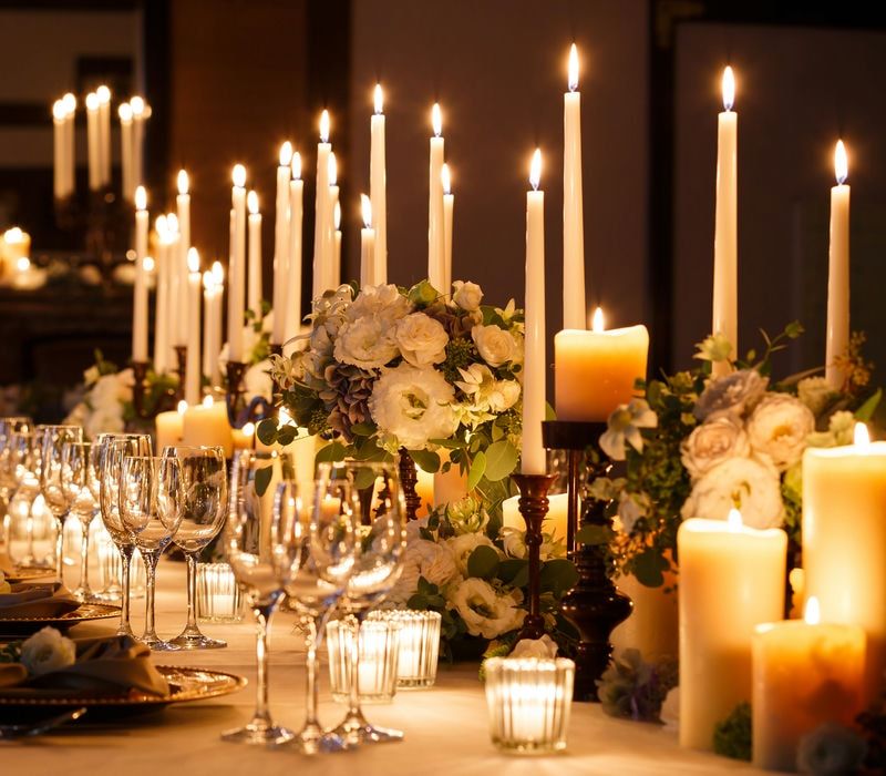 キャンドルスタンド「シャルム」M（シルバー） | キャンドルワールド