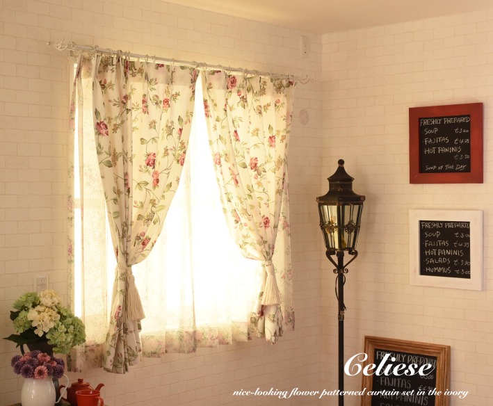 Colomba leddi milano 花柄カーテン Colomba leddi milano花柄カーテン