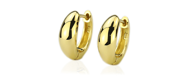 K18 中折れ式フープピアス(11mmスピンドル)(sad11k) | フープピアス(地