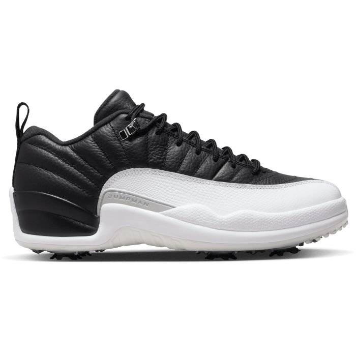 Nike Air Jordan 12 Low Golf Shoes Black/Varsity Red/Metallic