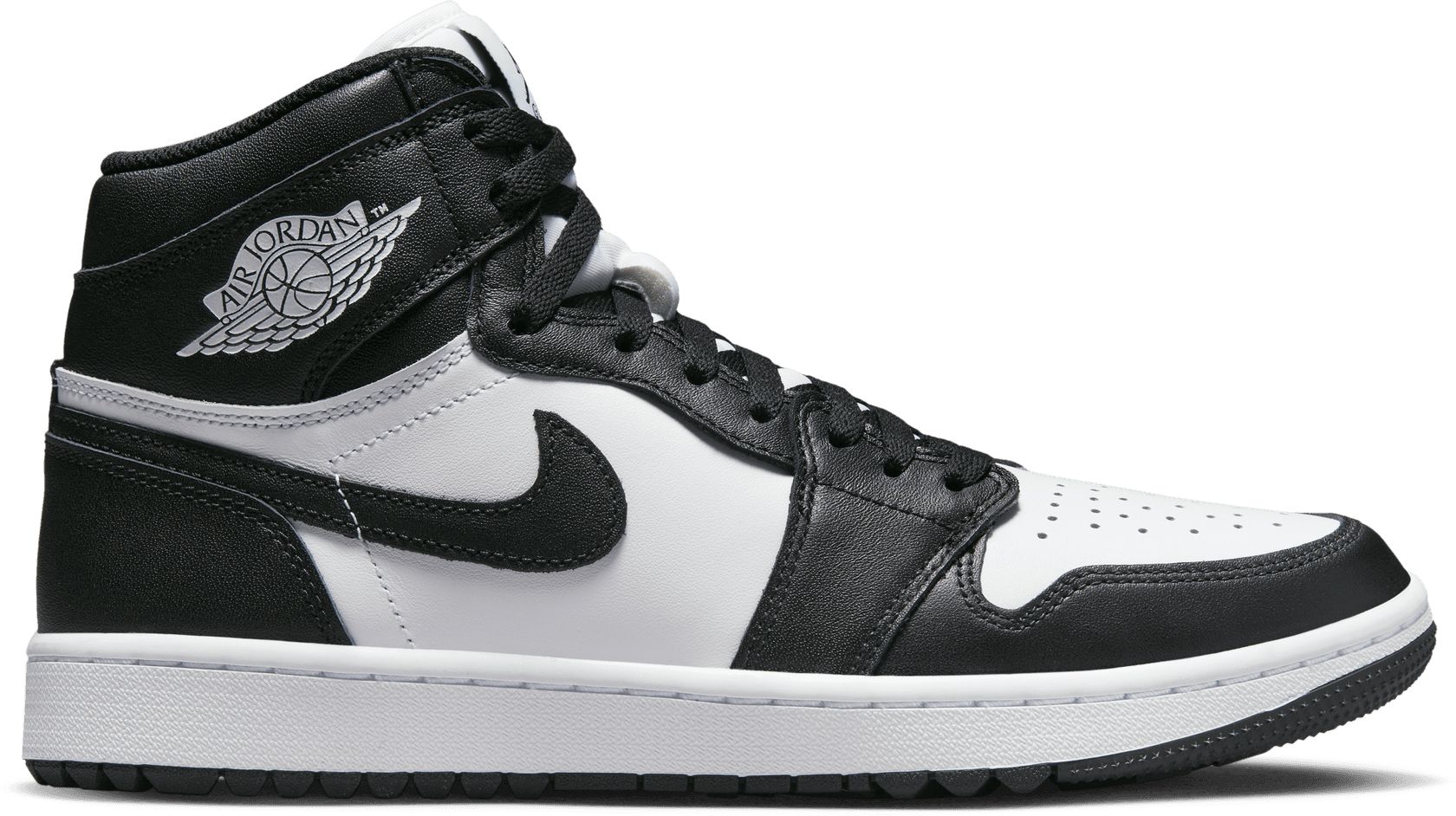 Nike Air Jordan 1 High G Golf Shoes White/Black - Carl's Golfland