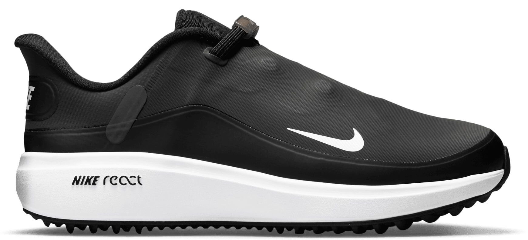 Nike Women's React Ace Tour Golf Shoes Black/Smoke/Metallic Dark