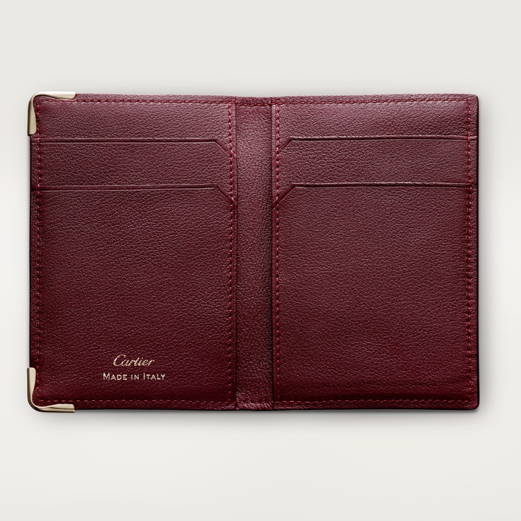 CRL3001574 - Card Holder, Must de Cartier - Burgundy calfskin