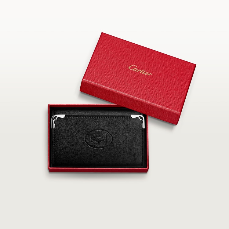 CRL3001359 - 6-Key Key Ring, Must de Cartier - Black calfskin