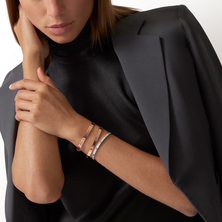 LOVE# bracelet, classic model, 4 diamonds