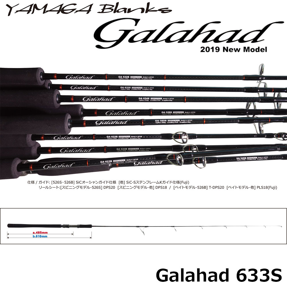 ヤマガブランクス(YAMAGA Branks) ギャラハド(Galahad) 633S