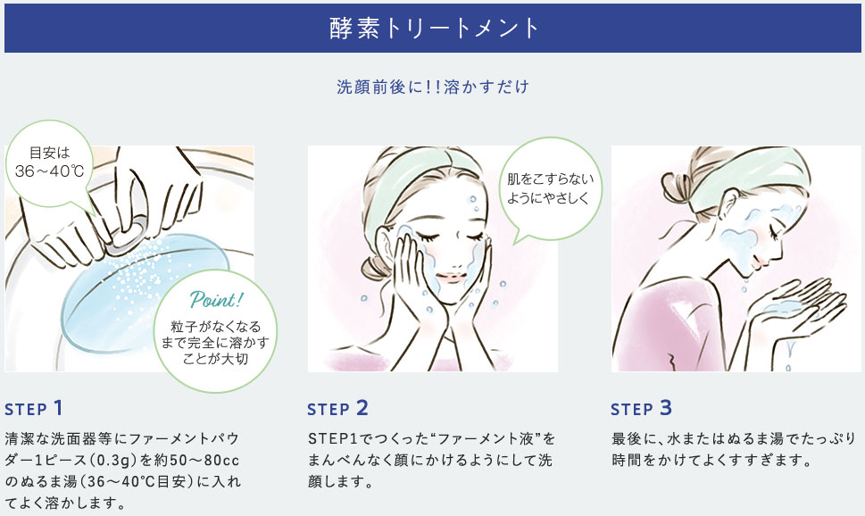 酵素洗顔のやり方は？基本的な使い方とおすすめの酵素洗顔料を紹介