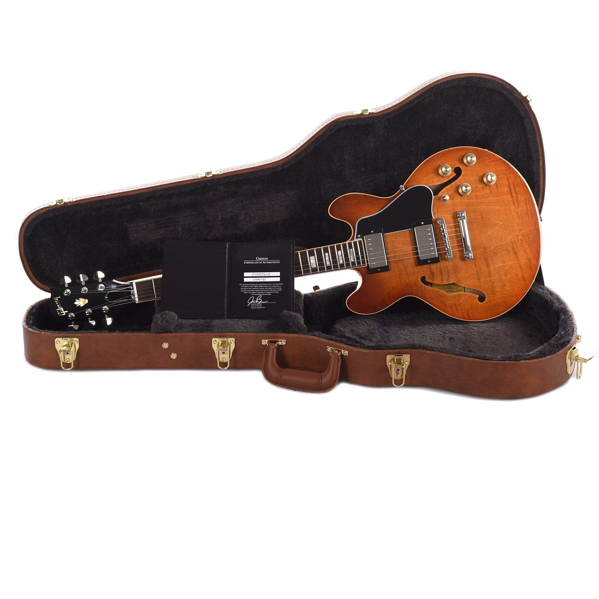 Gibson Memphis ES-339 Figured Faded Lightburst – Chicago Music