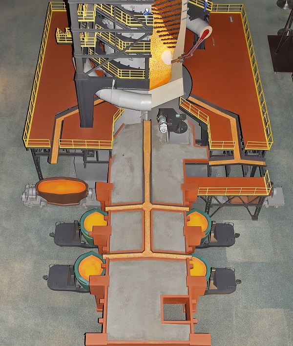 展示資料紹介（川崎製鉄千葉製鉄所1号高炉（模型）） - 千葉県立現代