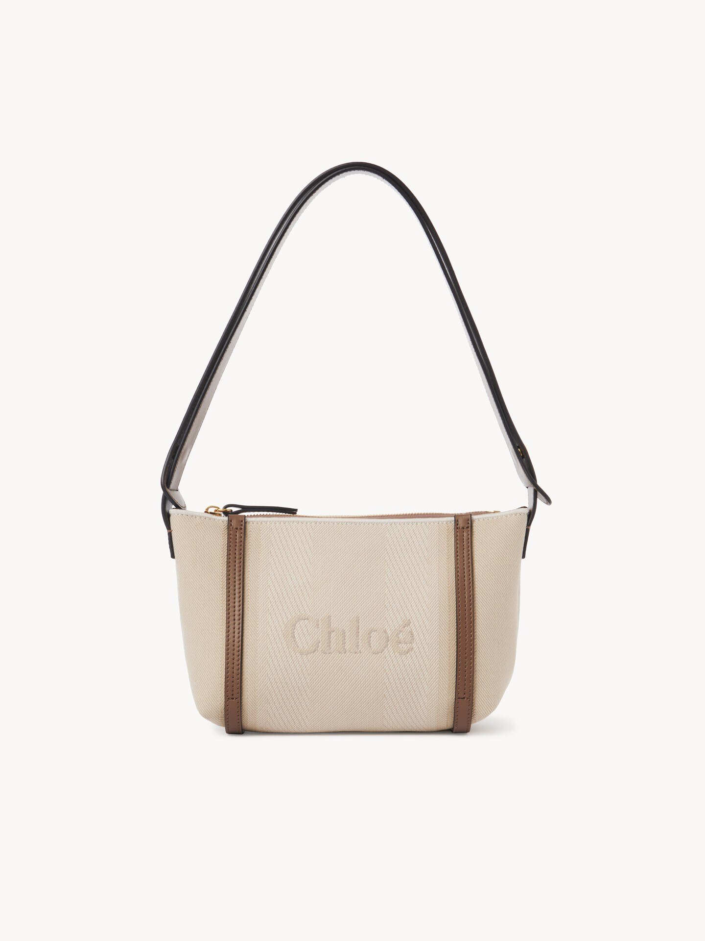 キャンバス製Chloé Carryショルダーバッグ 白 - Chloé