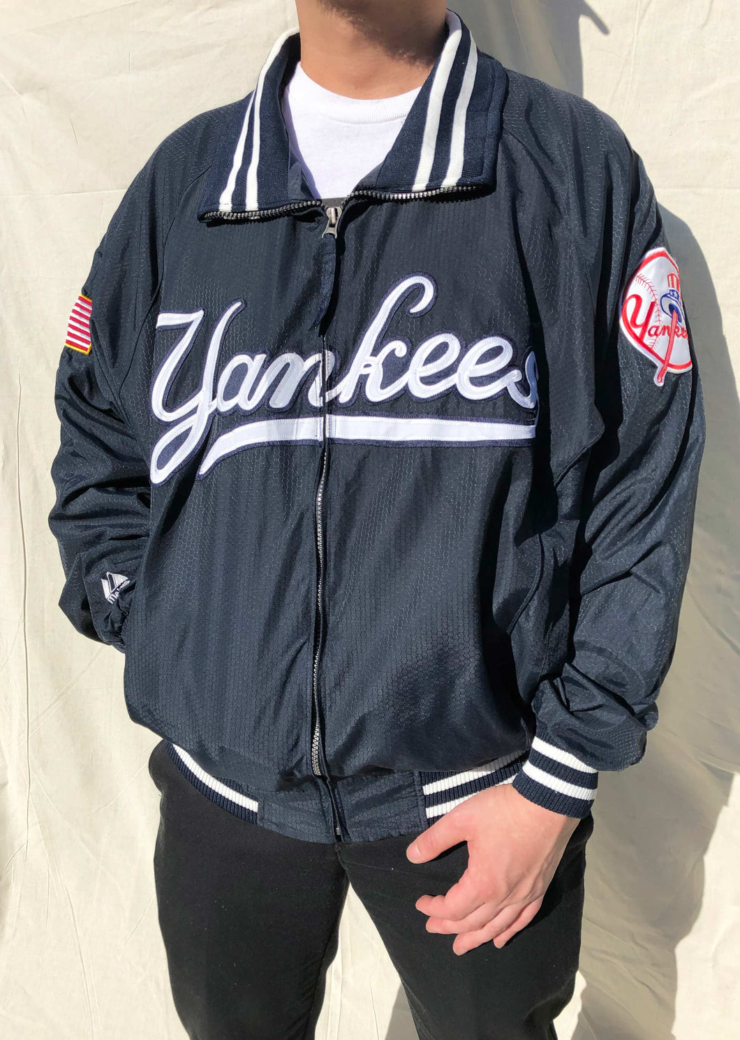 MLB Majestic New York Yankees Jacket Navy (L) – Chop Suey Official
