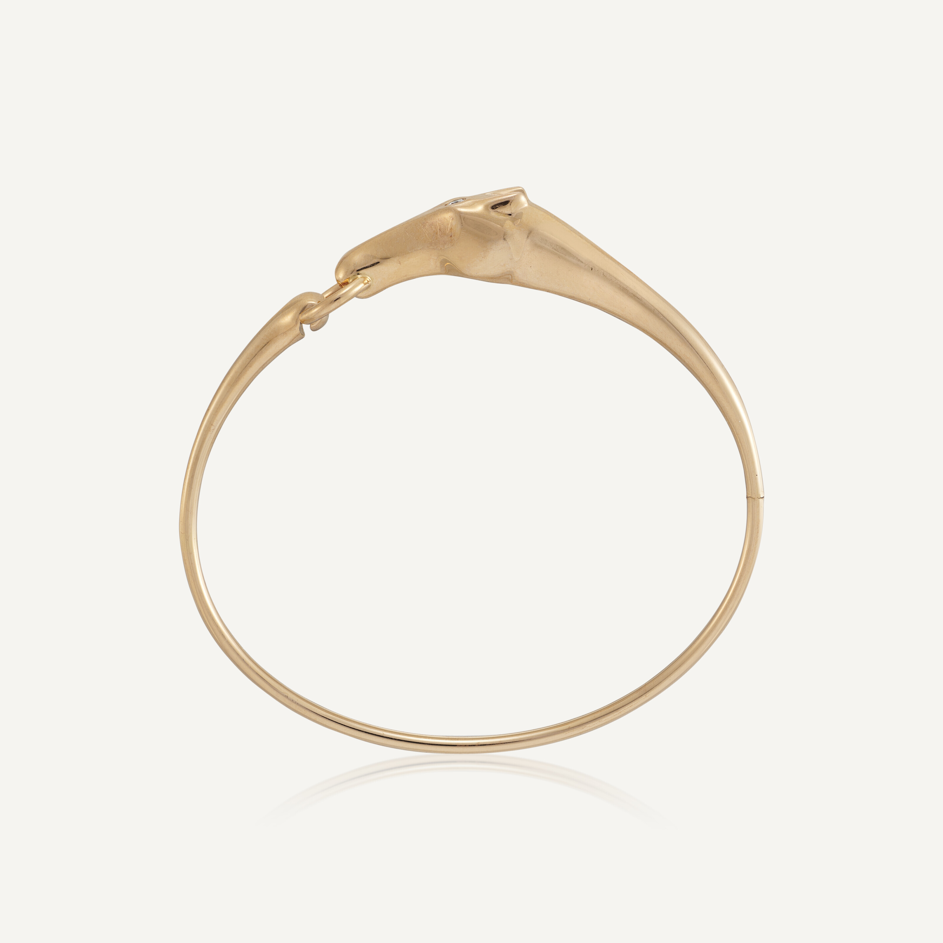 HERMÈS GOLD AND DIAMOND 'GALOP' BANGLE, | Christie's