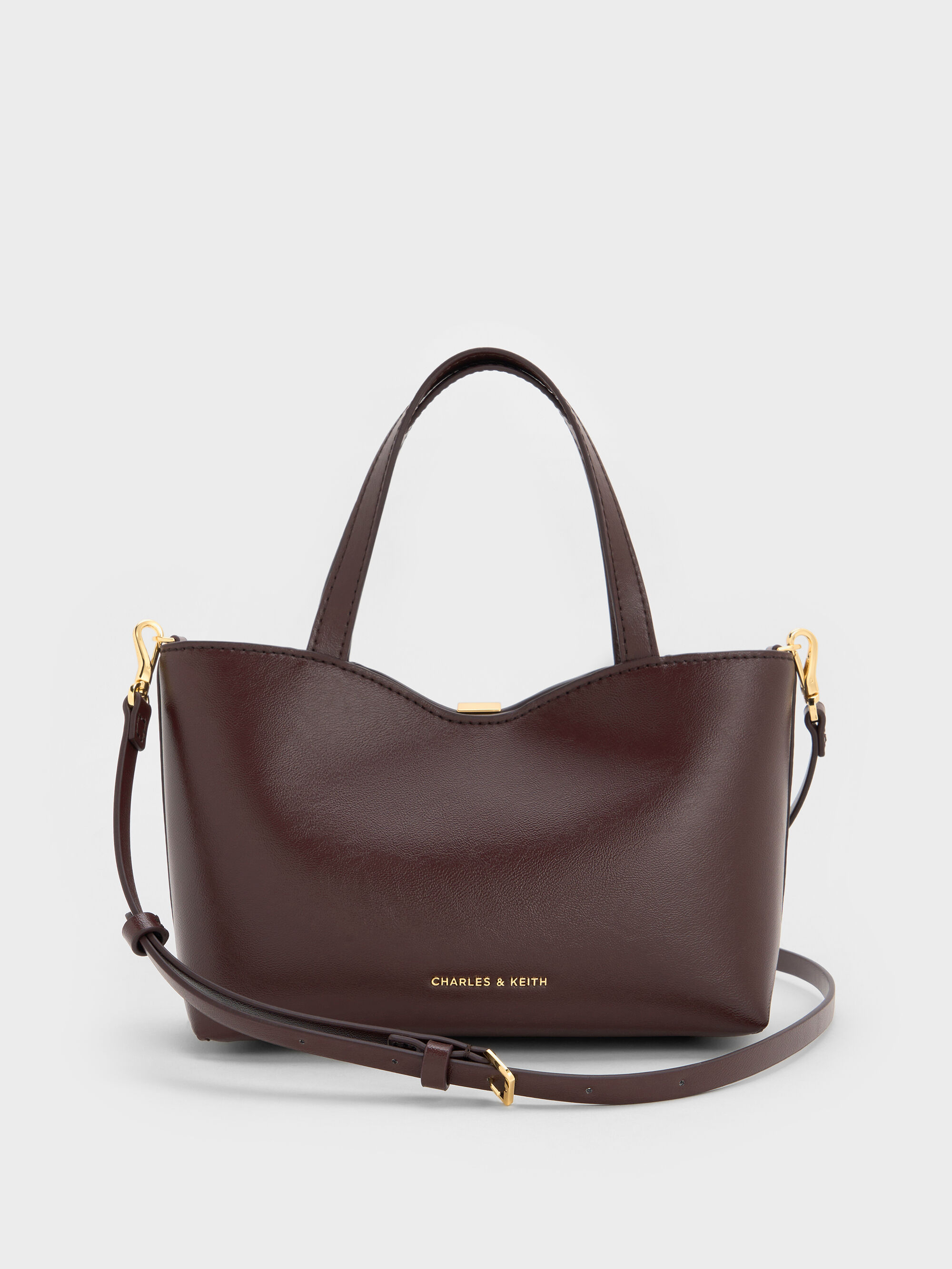 トートバッグ(レディース) - パープル | CHARLES & KEITH (チャールズ