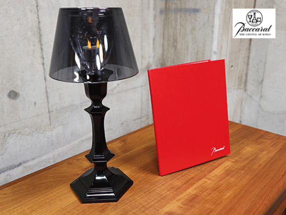Baccarat】バカラ OUR FIRE CANDLESTICK BLACK アワファイアー