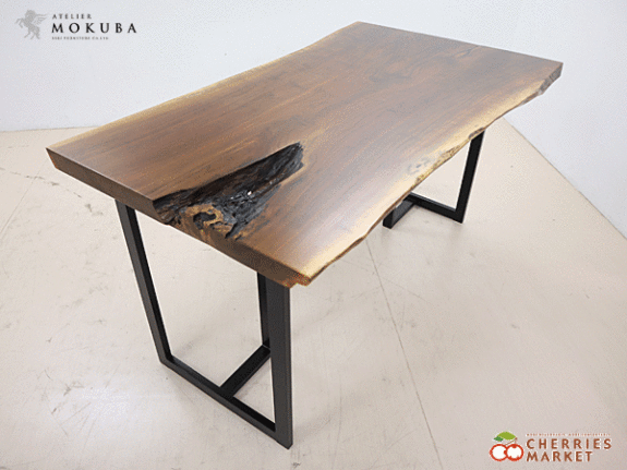 ATELIER MOKUBA】関家具工房 木馬 一枚板 ダイニングテーブル センター