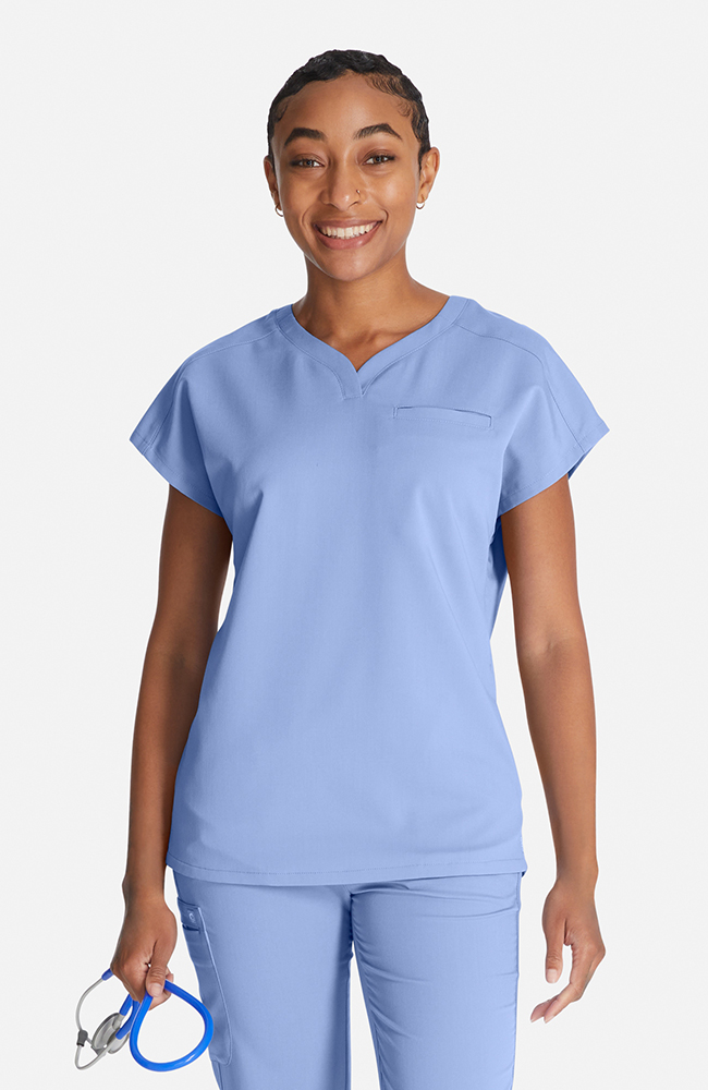 Women's V-Neck Dolman Sleeve Scrub Top | Cherokee Uniforms