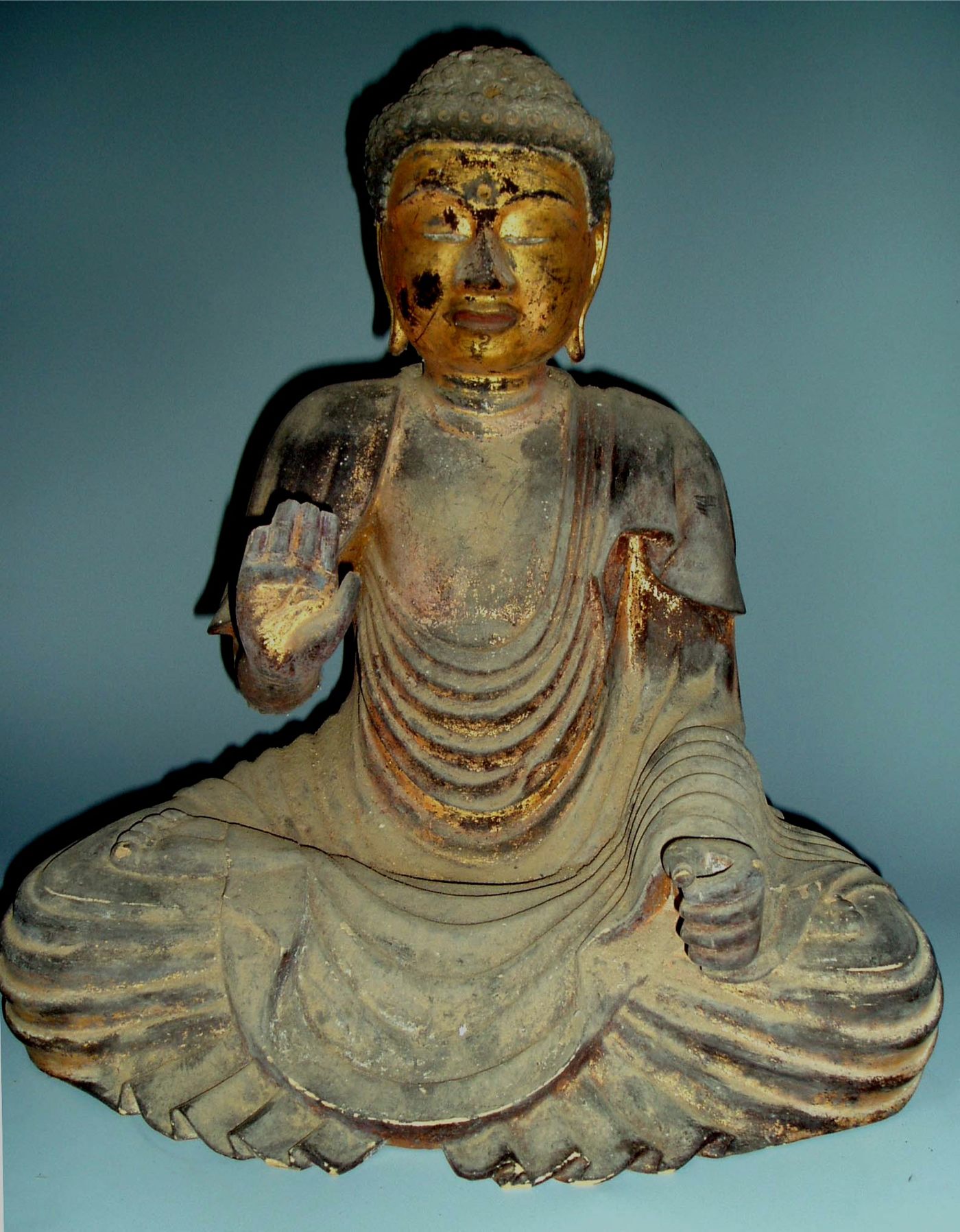 新潟県指定 有形文化財：木造阿躰如来坐像・木造宝生如来坐像・木造