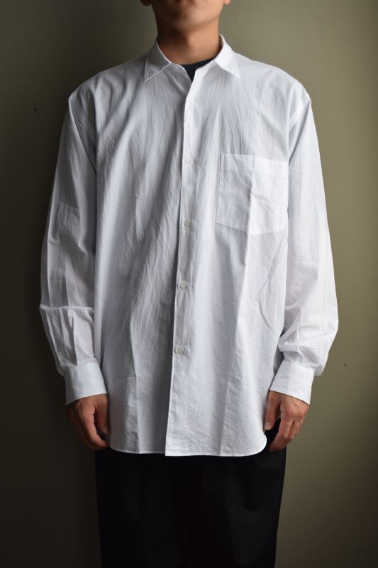 COMOLI (コモリ) コモリシャツ [WHITE]
