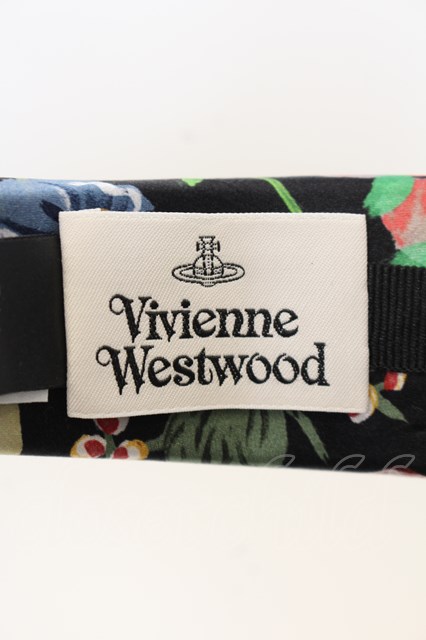 ヴィヴィアンウエストウッド 中古 / FOLK FLOWER ヘアバンド ブラック
