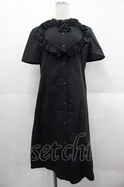 ヴィヴィアンウエストウッド 中古 / ハートフリル半袖シャツワンピース