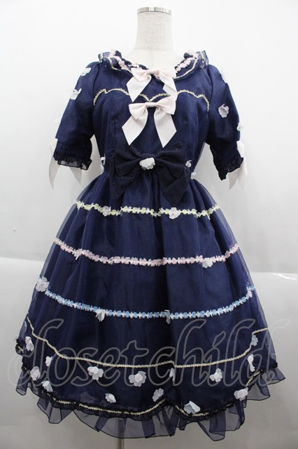 BABY,THE STARS SHINE BRIGHT / 星の花が降る夜ワンピース ネイビー I