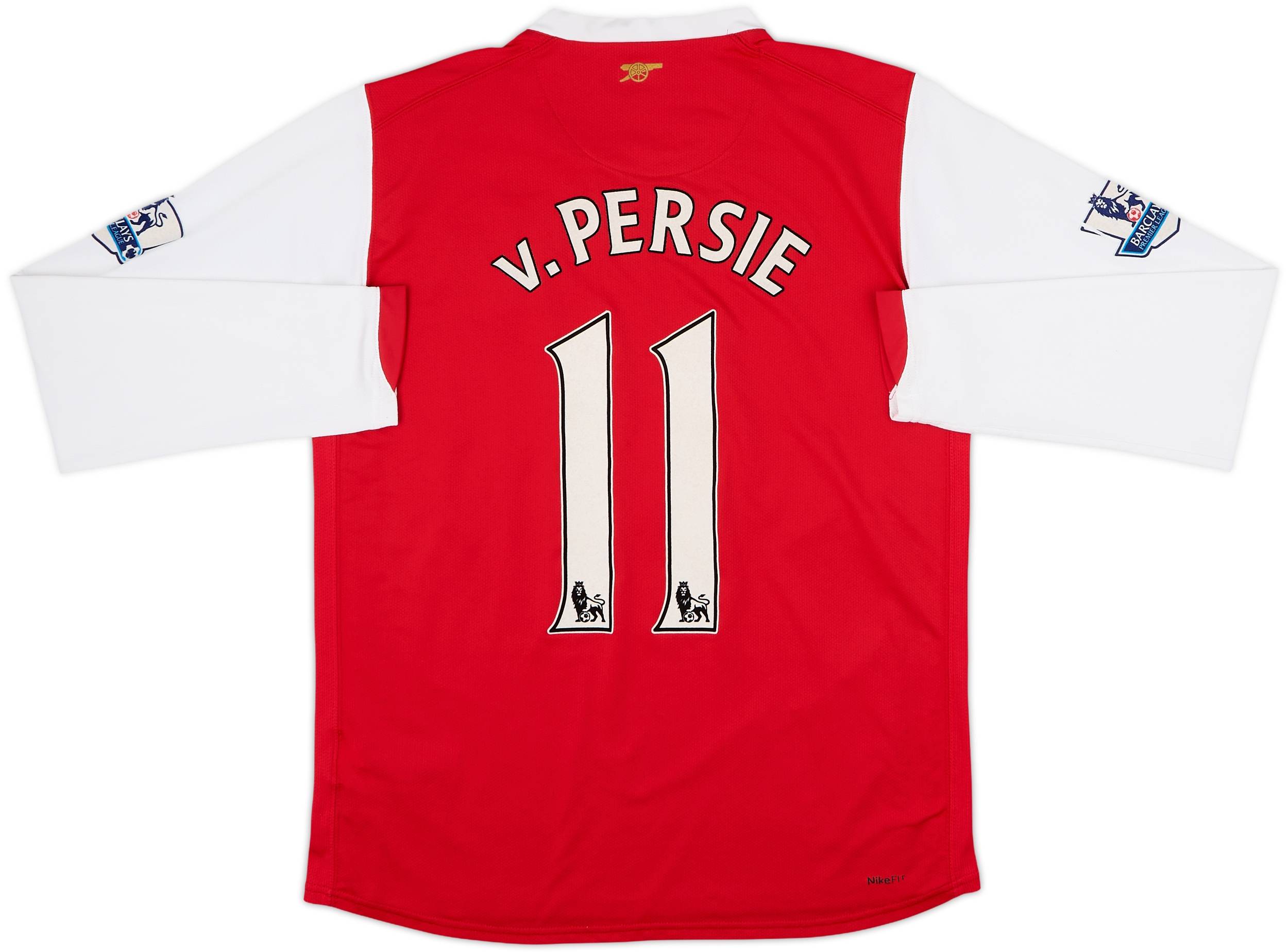 2006-08 Arsenal Home L/S Shirt v.Persie #11 - 8/10 - (M)