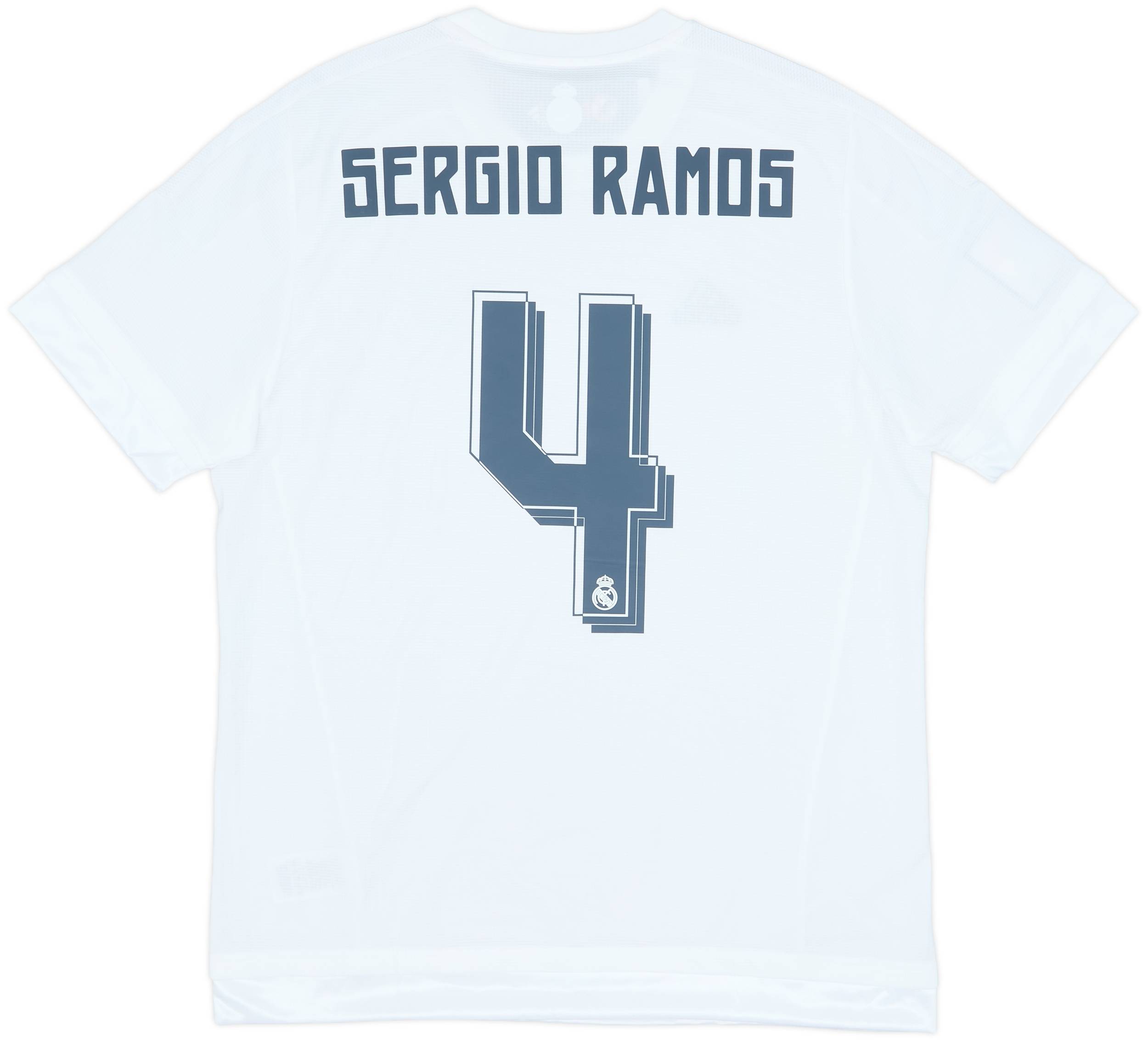 2015-16 Real Madrid Home Shirt Sergio Ramos #4 (L)