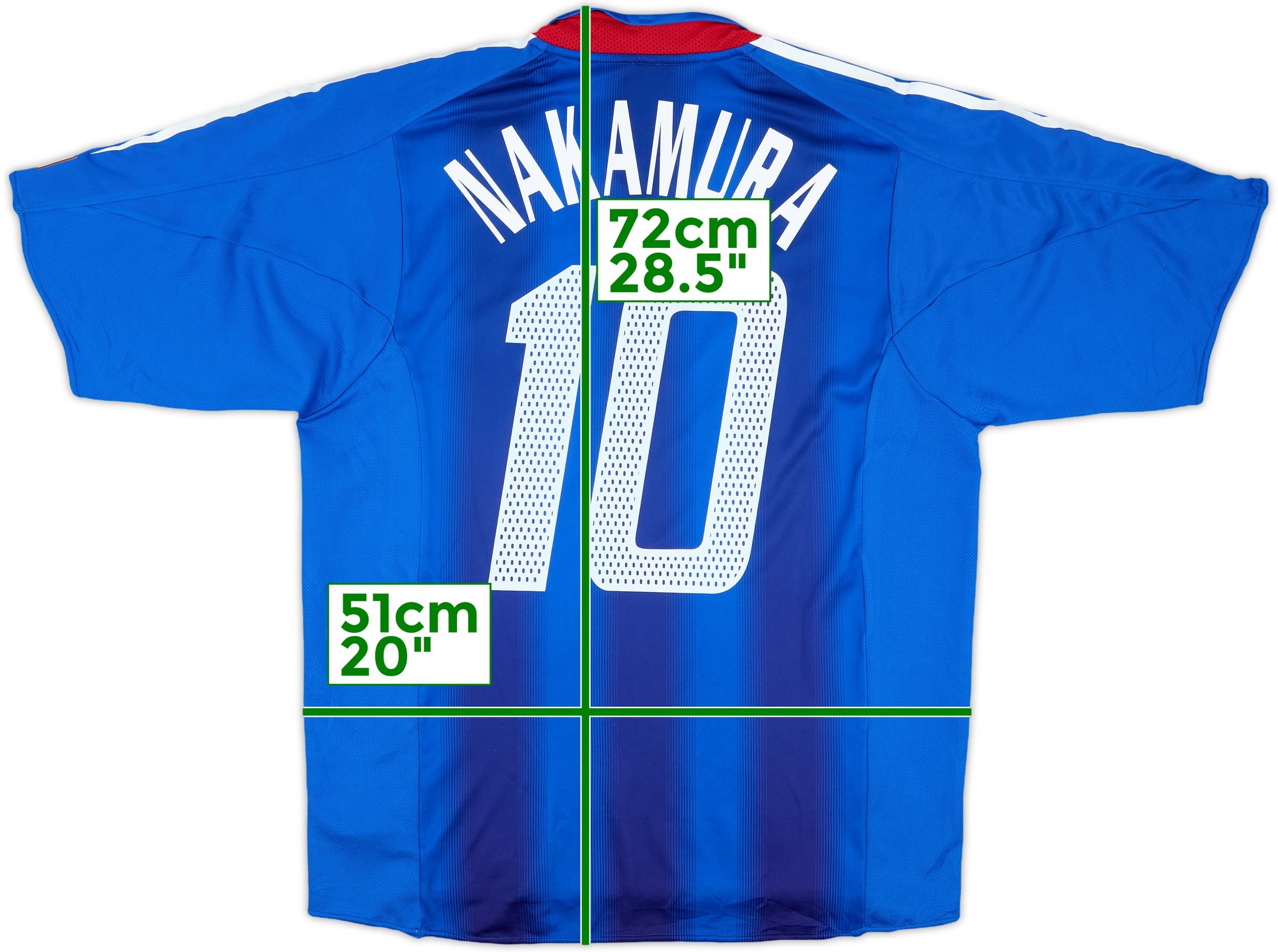 2004-06 Japan Home Shirt Nakaumura #10 - 8/10 - (M)